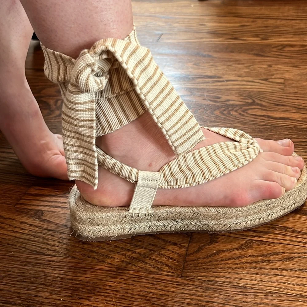 Zara Wrap Platform Sandals - Picture 2 of 4